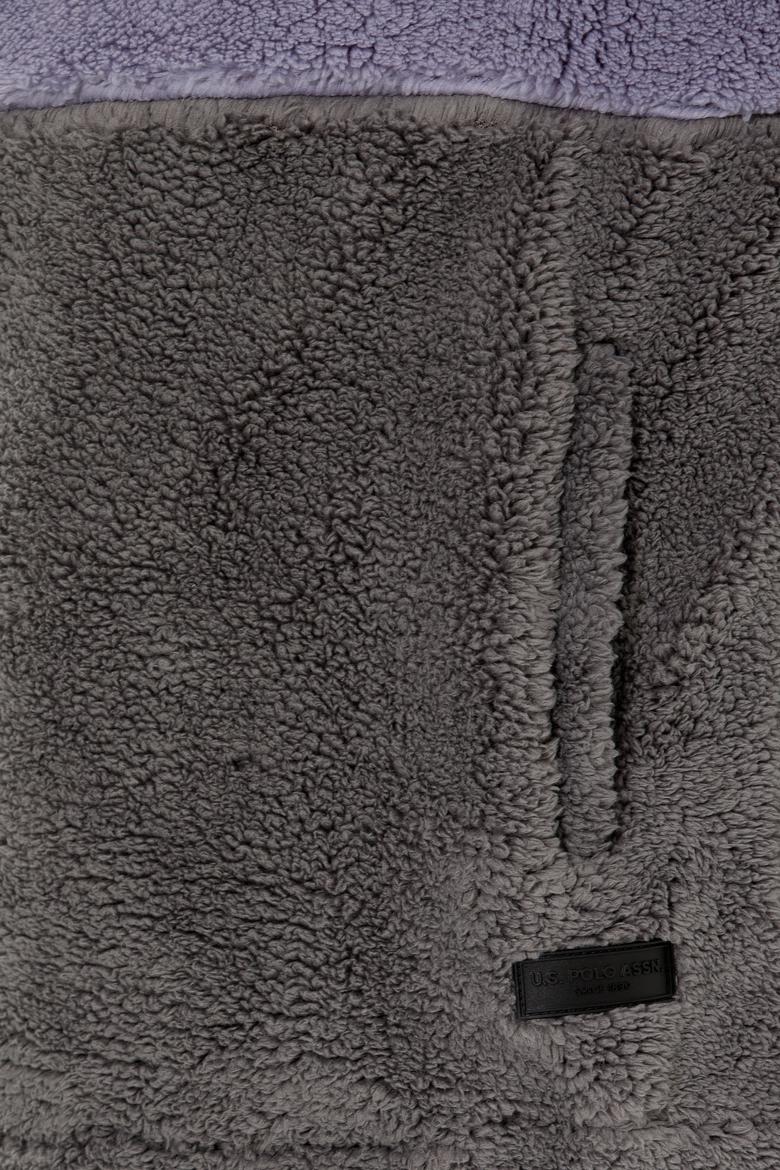 Erkek Antrasit Melanj Dik Yaka Sweatshirt - 50253782006