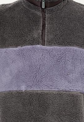 Erkek Antrasit Melanj Dik Yaka Sweatshirt - 50253782006