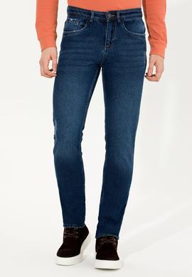 Erkek Koyu Mavi Jean Pantolon - 50256701052