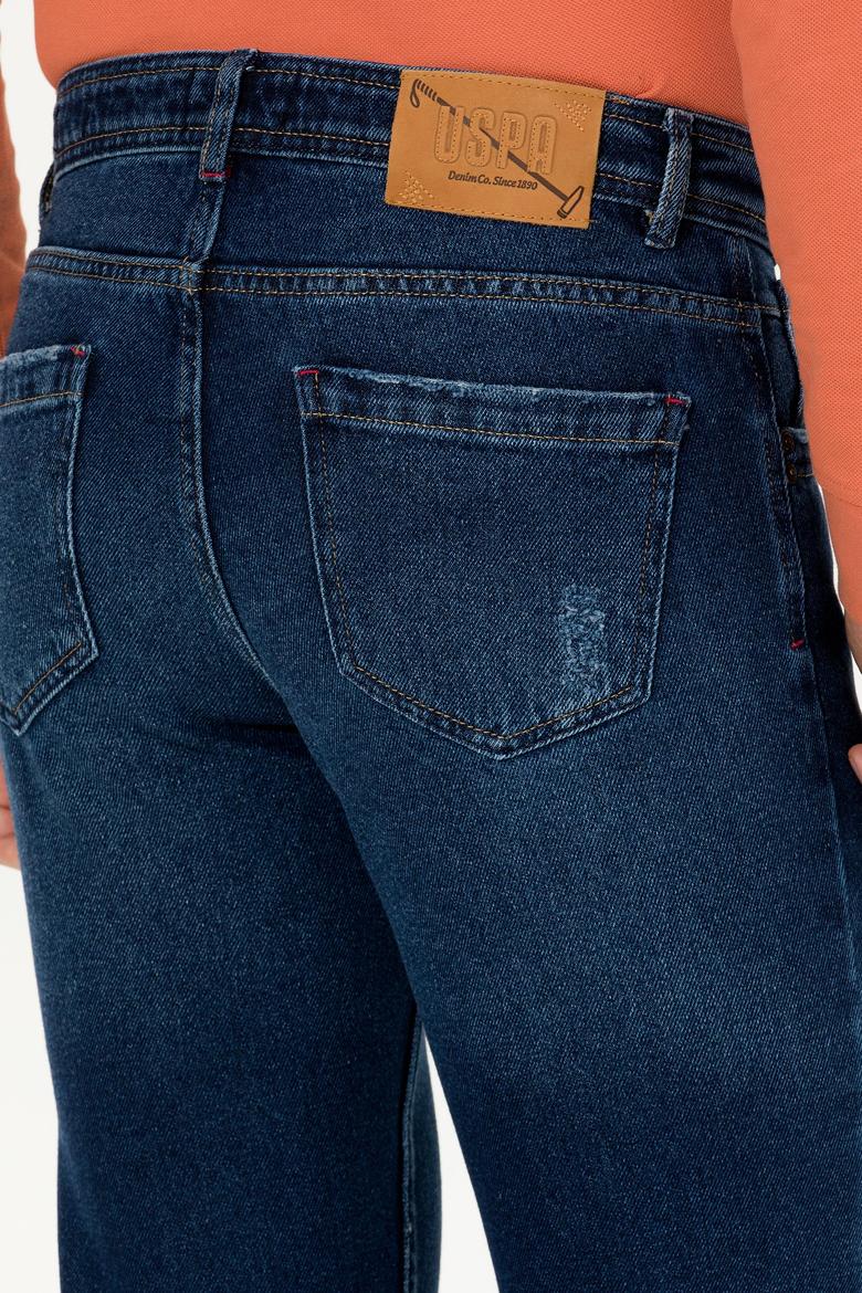 Erkek Koyu Mavi Jean Pantolon - 50256701052