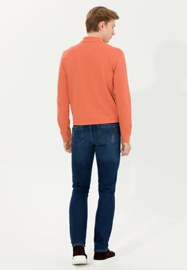 Erkek Koyu Mavi Jean Pantolon - 50256701052