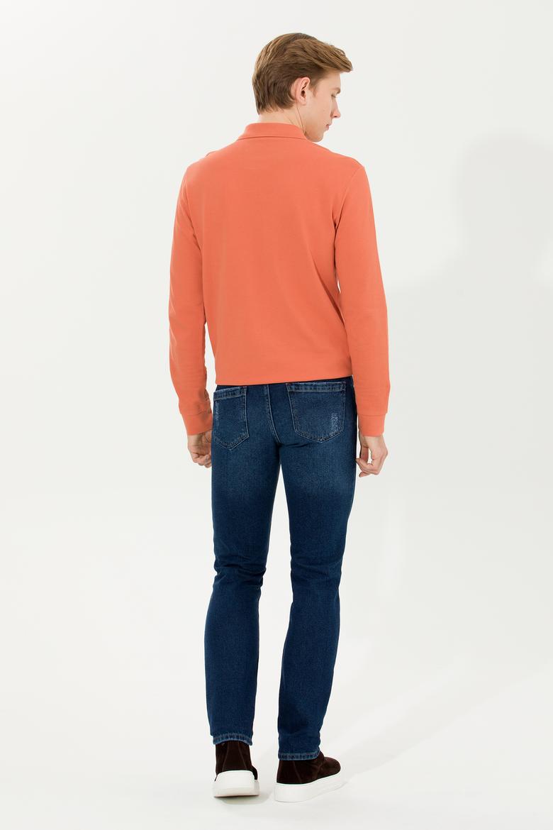 Erkek Koyu Mavi Jean Pantolon - 50256701052