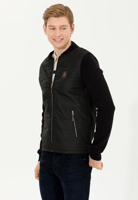 Erkek Siyah Triko Hırka - 50253776016