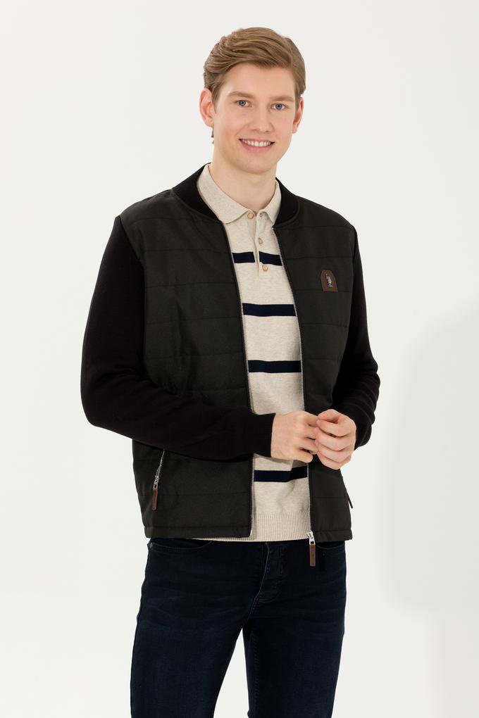 Erkek Siyah Triko Hırka