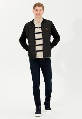 Erkek Siyah Triko Hırka - 50253776016