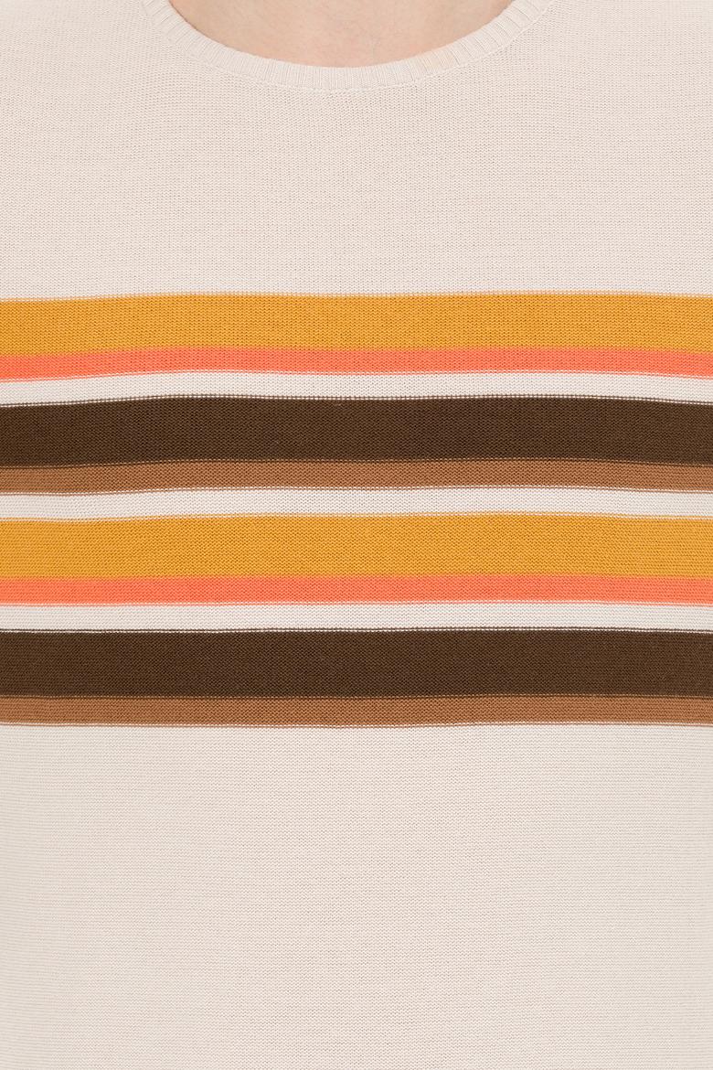 Erkek Krem Melanj Kazak - 50256184002