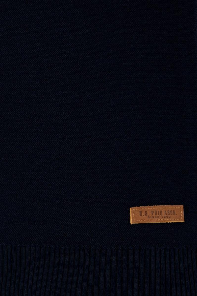 Erkek Lacivert Bisiklet Yaka Triko Kazak