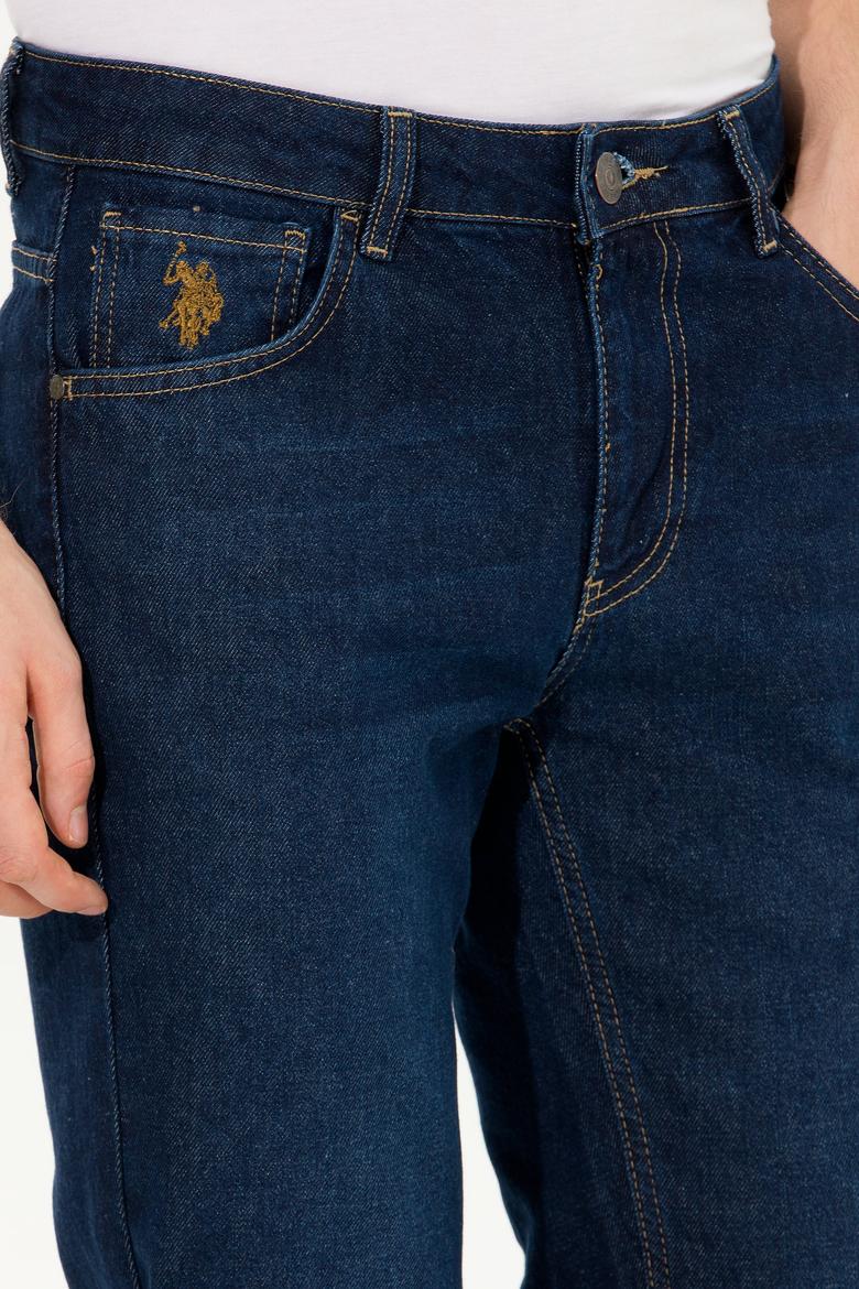 Erkek Koyu Mavi Jean Pantolon - 50261259011
