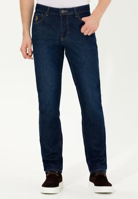 Erkek Koyu Mavi Jean Pantolon - 50261259011