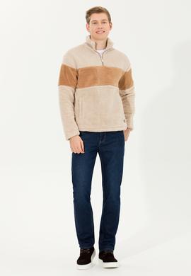 Erkek Koyu Mavi Jean Pantolon - 50261259011