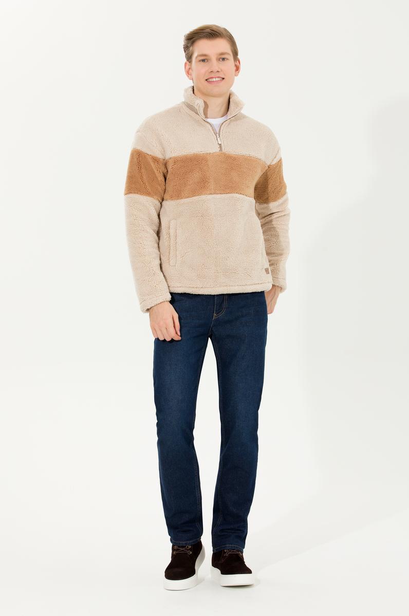 Erkek Koyu Mavi Jean Pantolon