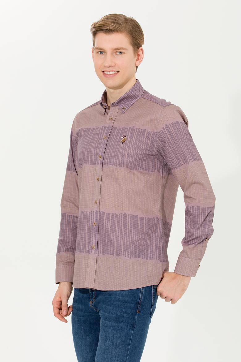 Erkek Taş Uzun Kollu Gömlek - 50256979010