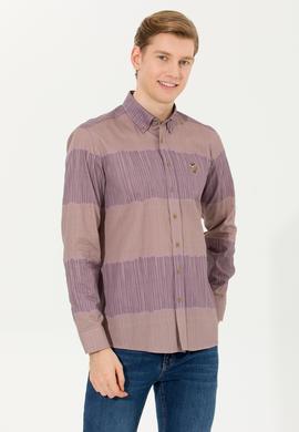 Erkek Taş Uzun Kollu Gömlek - 50256979010