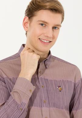 Erkek Taş Uzun Kollu Gömlek - 50256979010