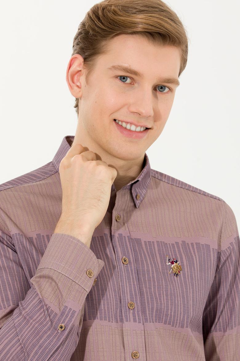 Erkek Taş Uzun Kollu Gömlek - 50256979010