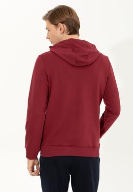 Erkek Vişne Basic Sweatshirt - 50253328035