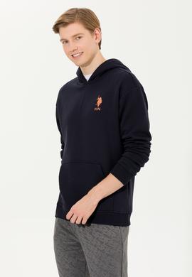 Erkek Lacivert Kapüşonlu Sweatshirt - 50253235004