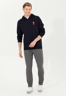 Erkek Lacivert Kapüşonlu Sweatshirt - 50253235004