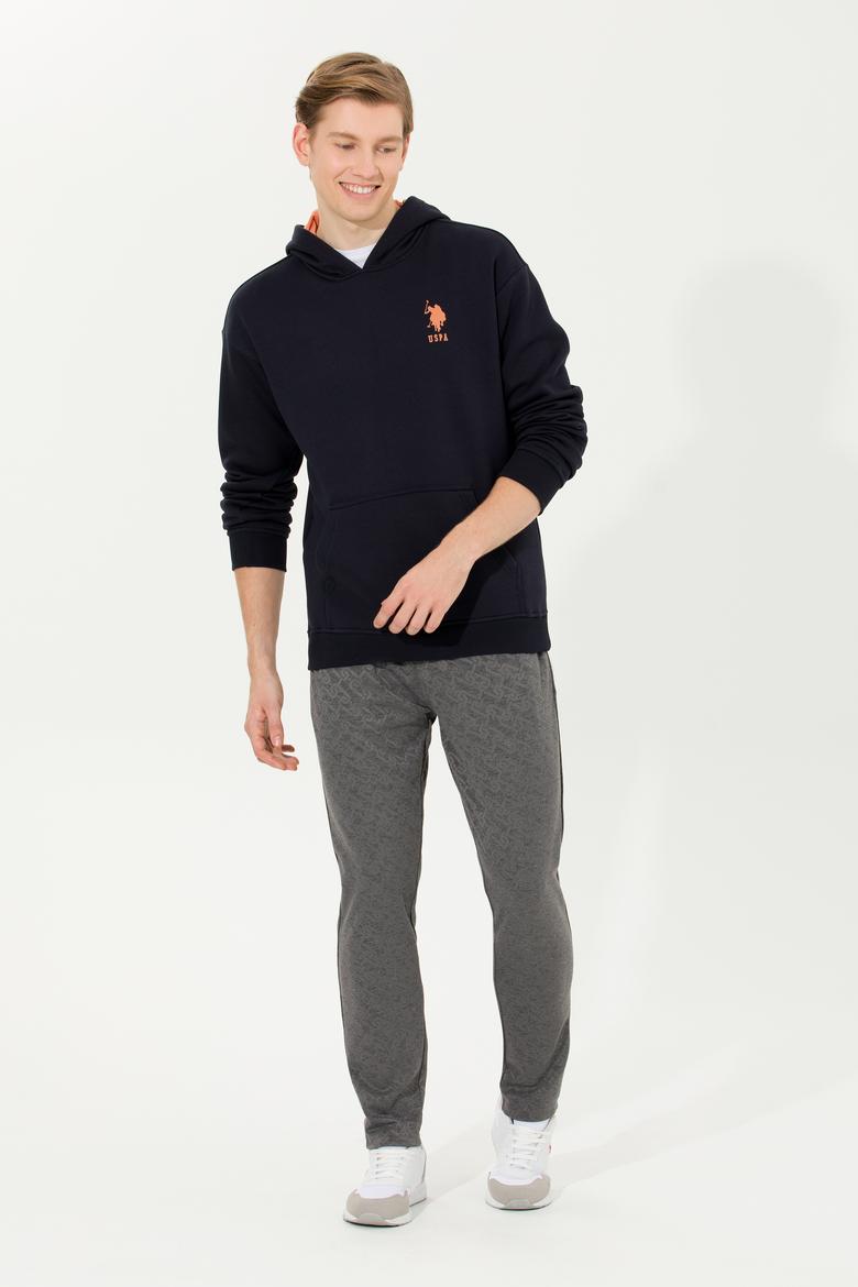 Erkek Lacivert Kapüşonlu Sweatshirt - 50253235004