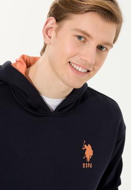 Erkek Lacivert Kapüşonlu Sweatshirt - 50253235004