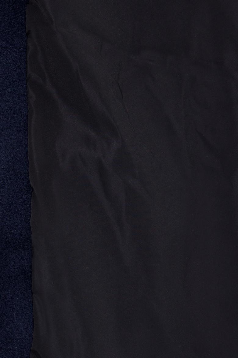 Erkek Lacivert Kapüşonlu Örme Hırka - 50254453012