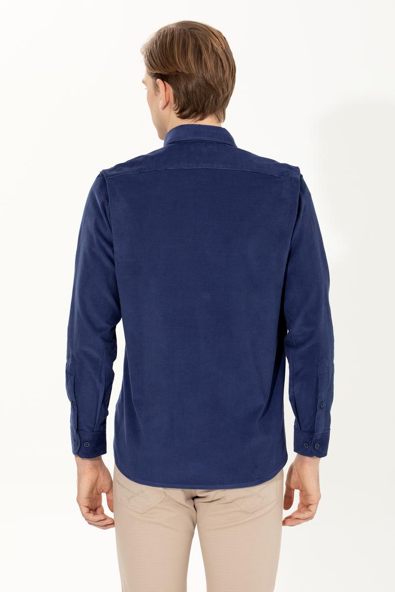 Erkek Mavi Uzun Kollu Gömlek - 50256972051