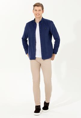 Erkek Mavi Uzun Kollu Gömlek - 50256972051