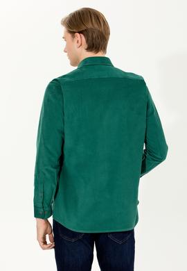 Erkek Yeşil Uzun Kollu Gömlek - 50256972034