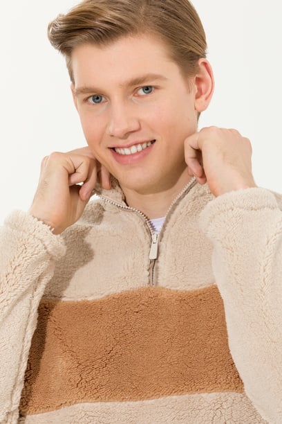 Erkek Taş Sweatshirt