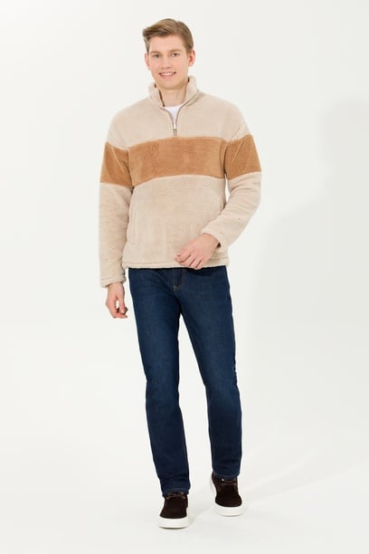 Erkek Taş Sweatshirt
