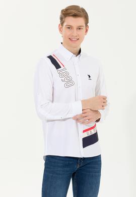 Erkek Beyaz Uzun Kollu Gömlek - 50252846006