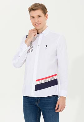 Erkek Beyaz Uzun Kollu Gömlek - 50252846006