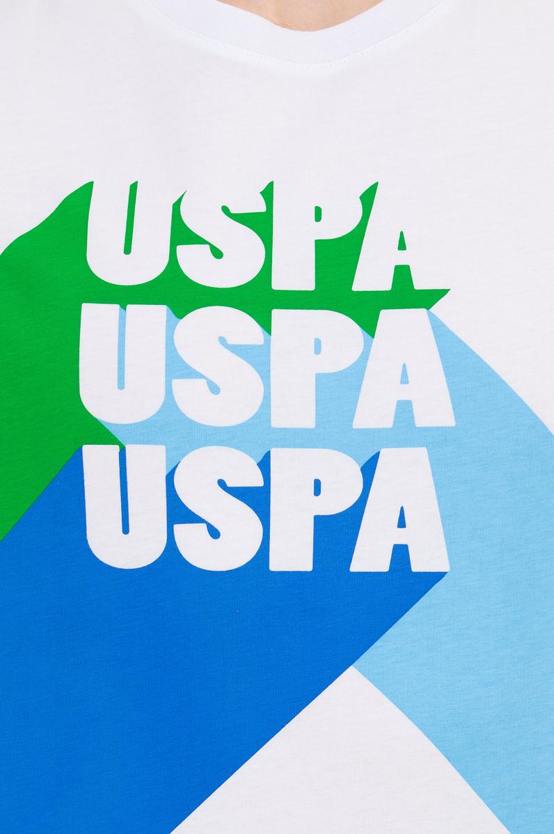 Erkek Beyaz Bisiklet Yaka Tişört