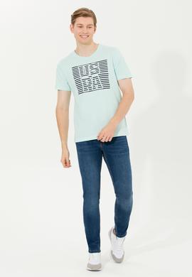 Erkek Nil Bisiklet Yaka Tişört - 50264962047