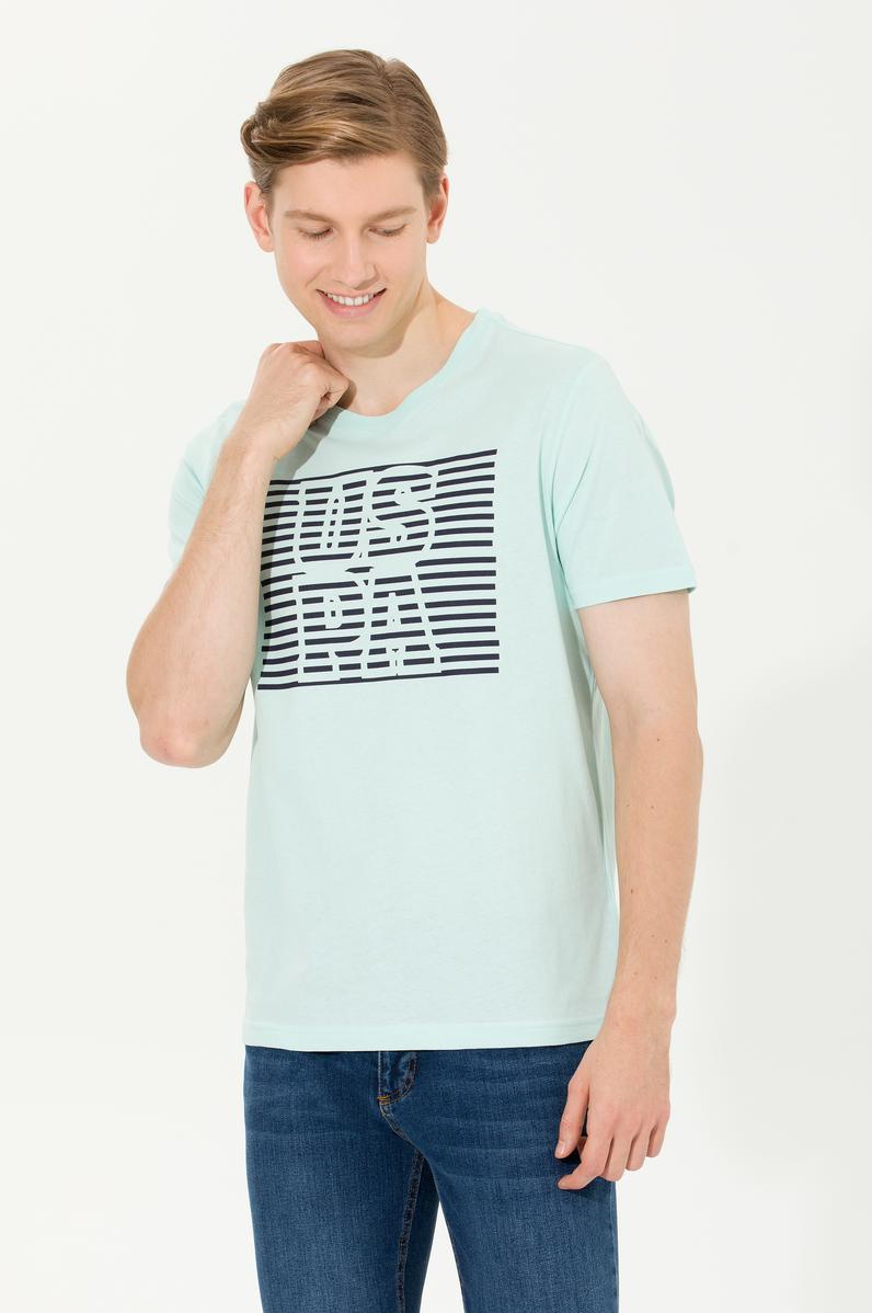 Erkek Nil Bisiklet Yaka Tişört