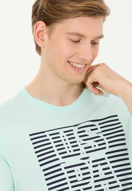 Erkek Nil Bisiklet Yaka Tişört - 50264962047