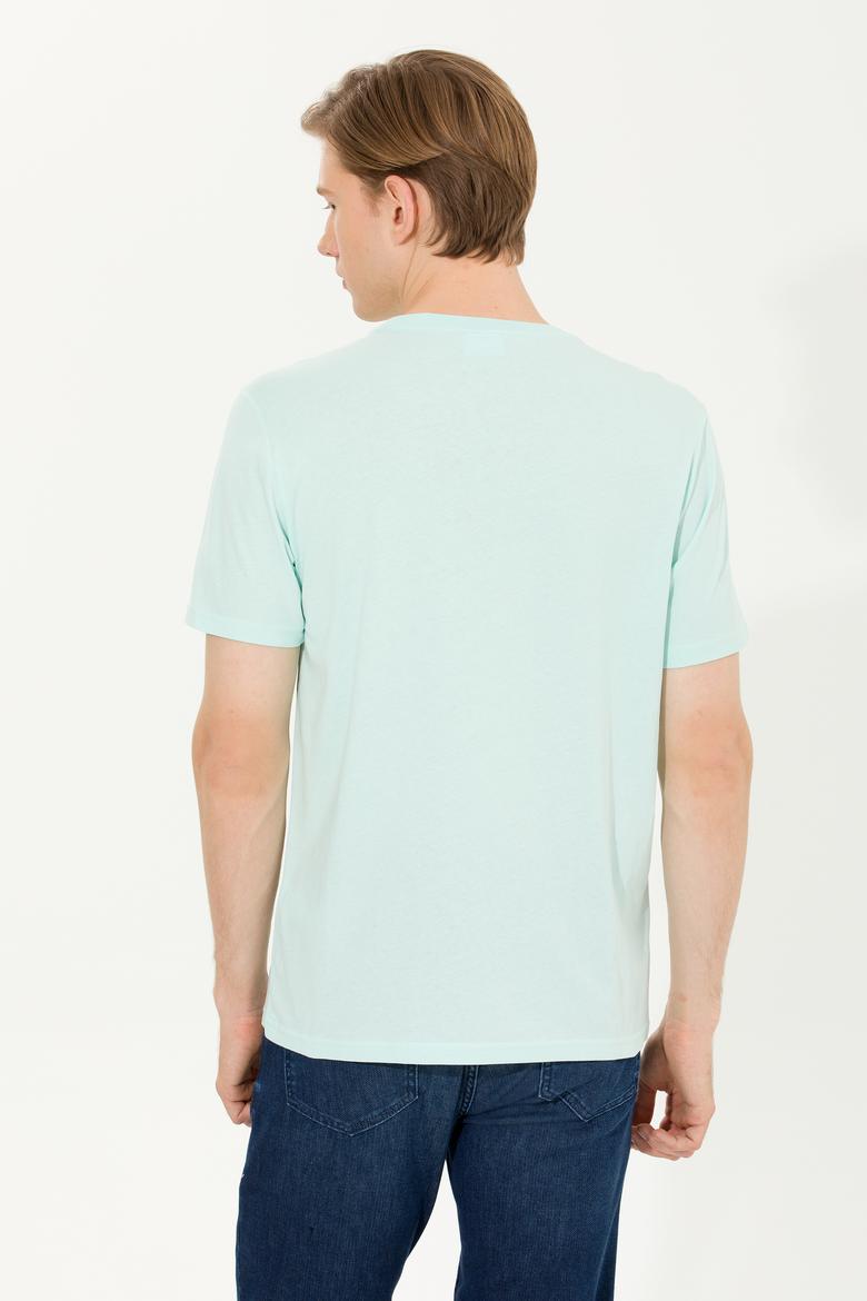 Erkek Nil Bisiklet Yaka Tişört - 50264965009