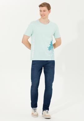 Erkek Nil Bisiklet Yaka Tişört - 50264965009