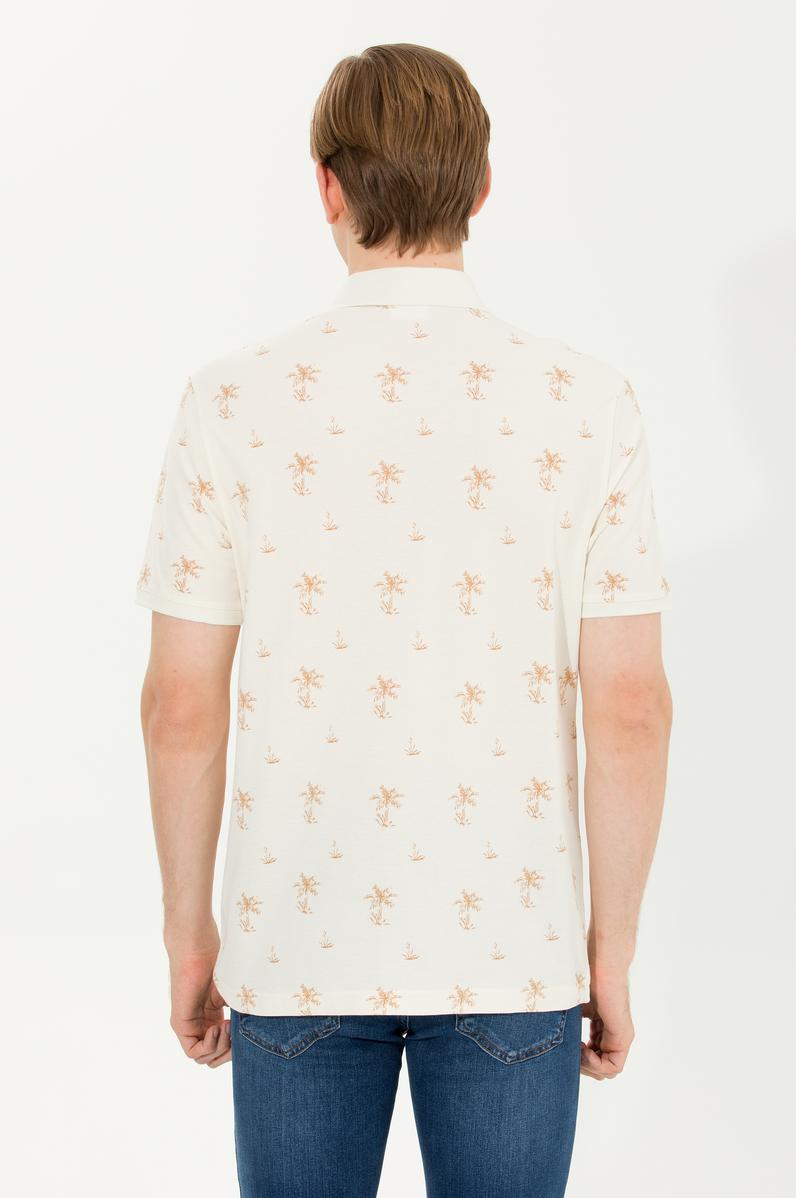 Erkek Krem Polo Yaka Tişört