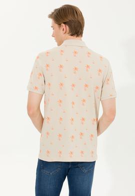 Erkek Taş Polo Yaka Tişört - 50265054009