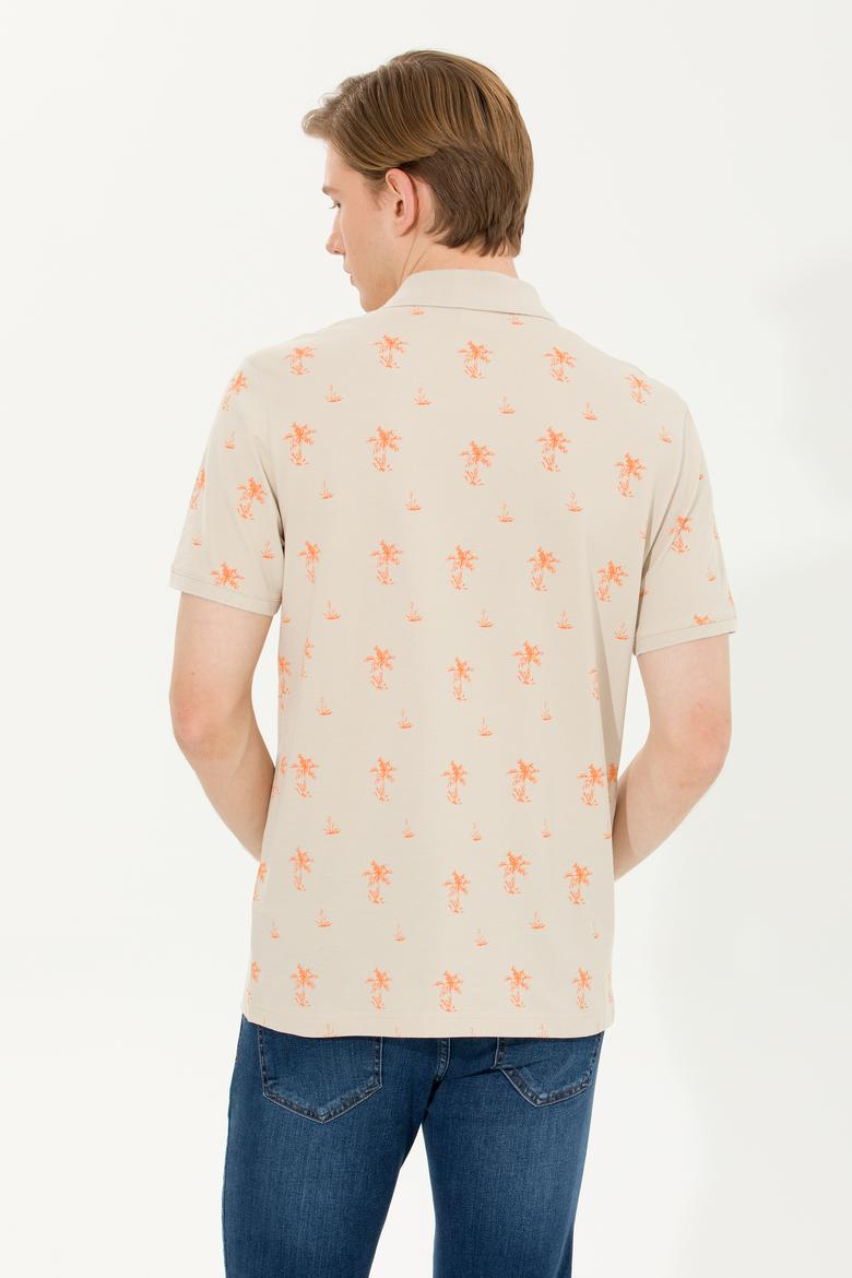 Erkek Taş Polo Yaka Tişört - 50265054009