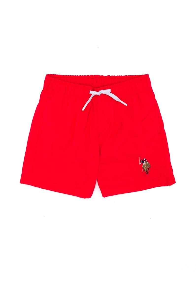 Erkek Çocuk Kırmızı Deniz Şortu