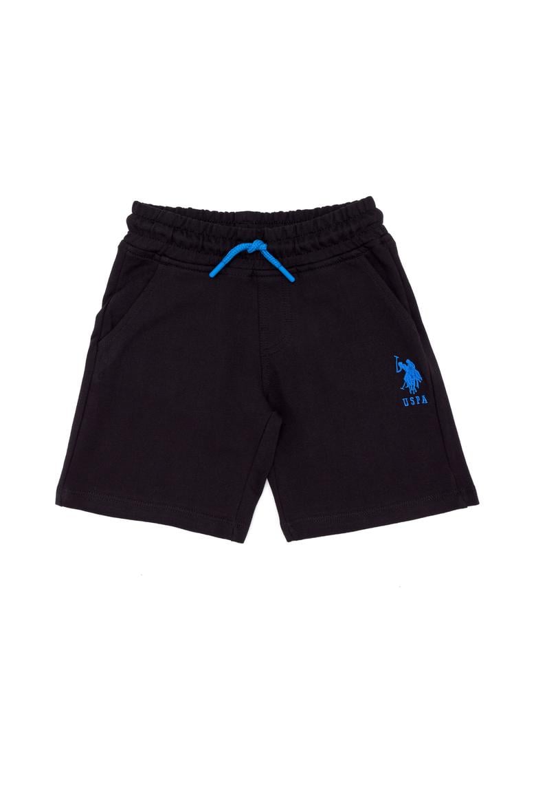 Çocuk Siyah Örme Şort