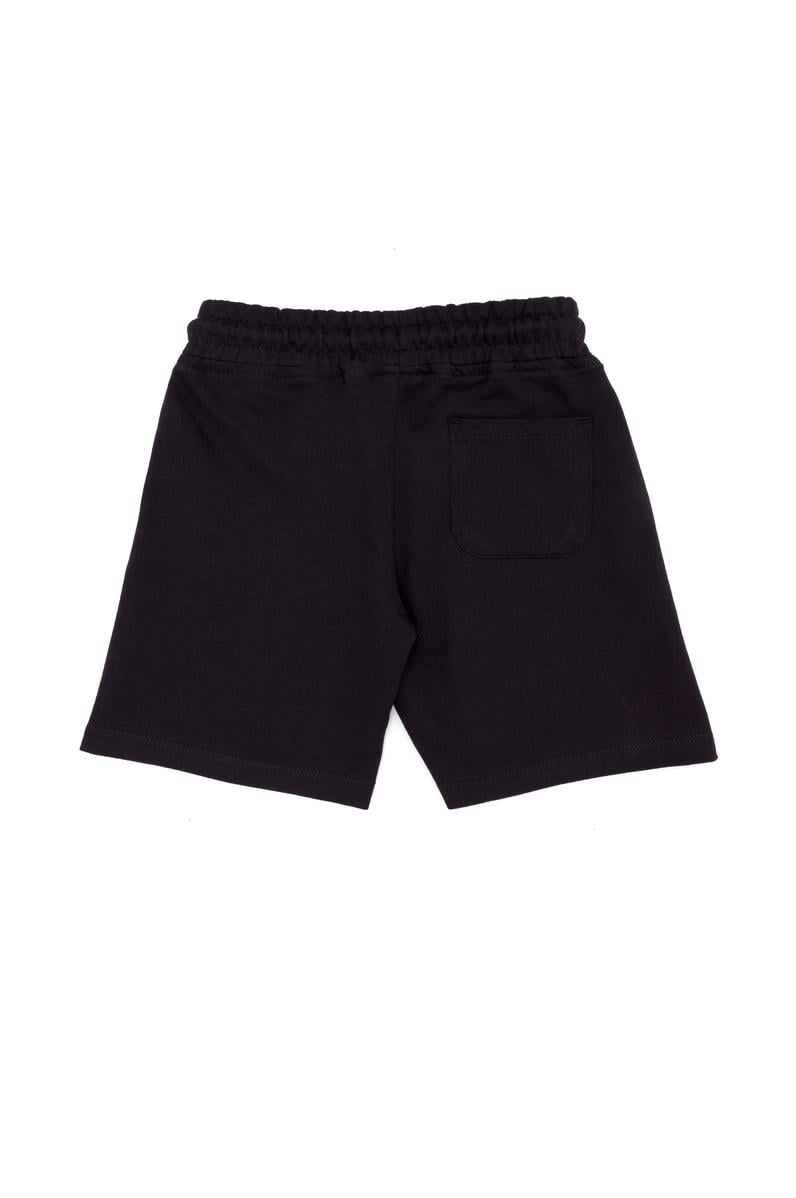 Çocuk Siyah Örme Şort