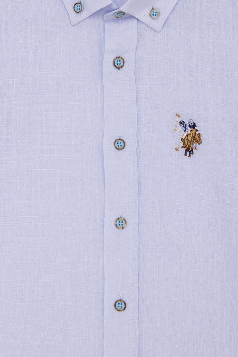 Erkek Çocuk Basic Açık Mavi Kısa Kollu Gömlek - 50262967020