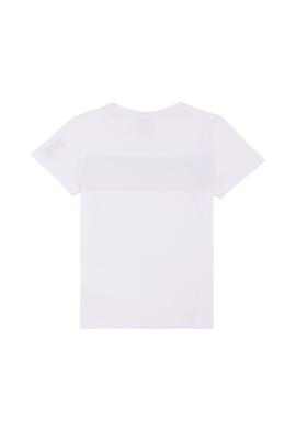 Çocuk Beyaz Bisiklet Yaka Tişört - 50265957003