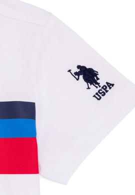 Çocuk Beyaz Bisiklet Yaka Tişört - 50265957003