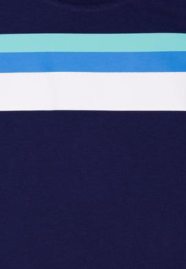 Çocuk Lacivert Bisiklet Yaka Tişört - 50265957013