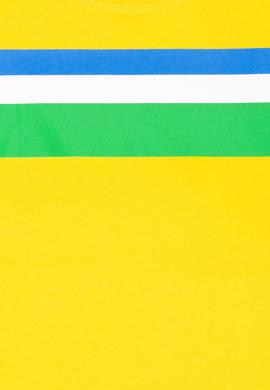 Çocuk Sarı Bisiklet Yaka Tişört - 50265957026