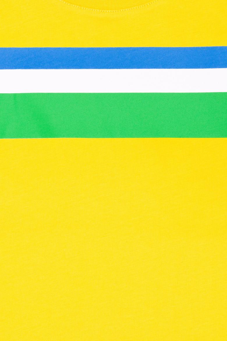 Çocuk Sarı Bisiklet Yaka Tişört - 50265957026